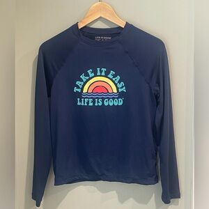 Kids Life‎ is Good long sleeve sun crusher rash guard UPF50+